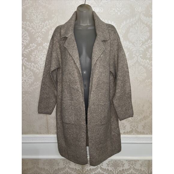 Petal & Pup Jackets & Blazers - NWT Petal & Pup Wool Blend Skylar Open Front Coatigan Knit Jacket Size S/M